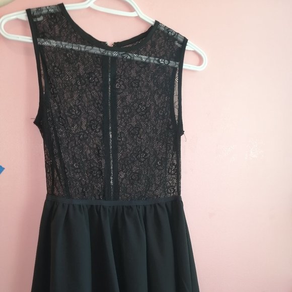 see-thru short black dress - Picture 1 of 2